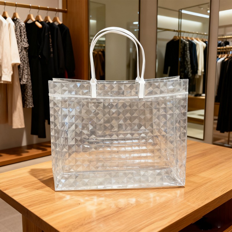 Borsa tote regalo laminata effetto 3D