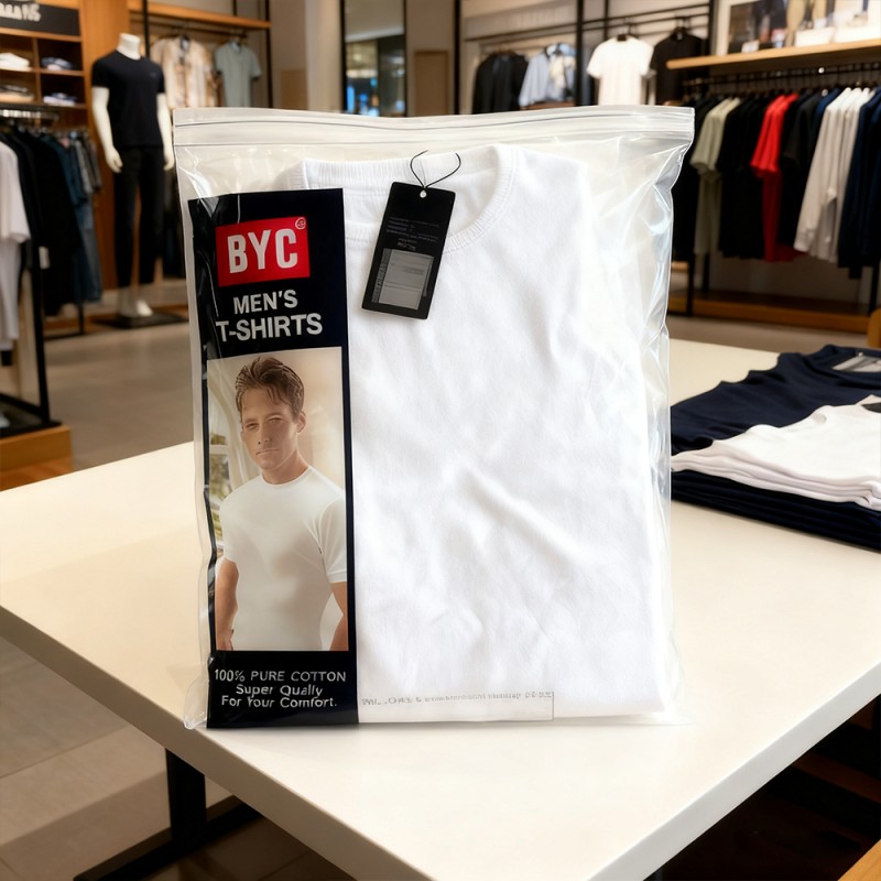 Pochette laminata con taglio a caldo