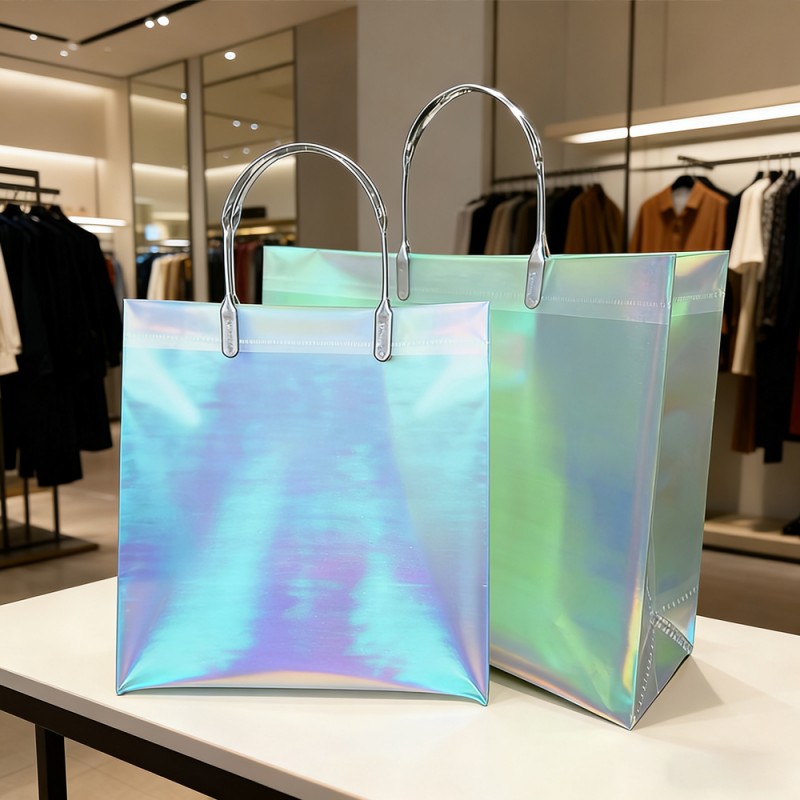 Borsa regalo laminata in PET e PE