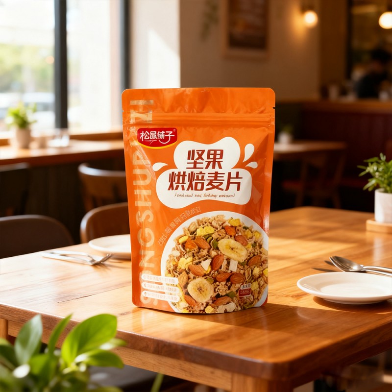 Borsa a marsupio stand-up con cerniera sigillata a tre bordi